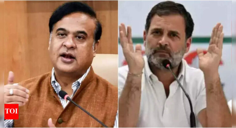 ‘Joke is on him’: Himanta Biswa Sarma reacts to Rahul Gandhi’s ‘jail’ remark; shows ‘thenga’ | India News